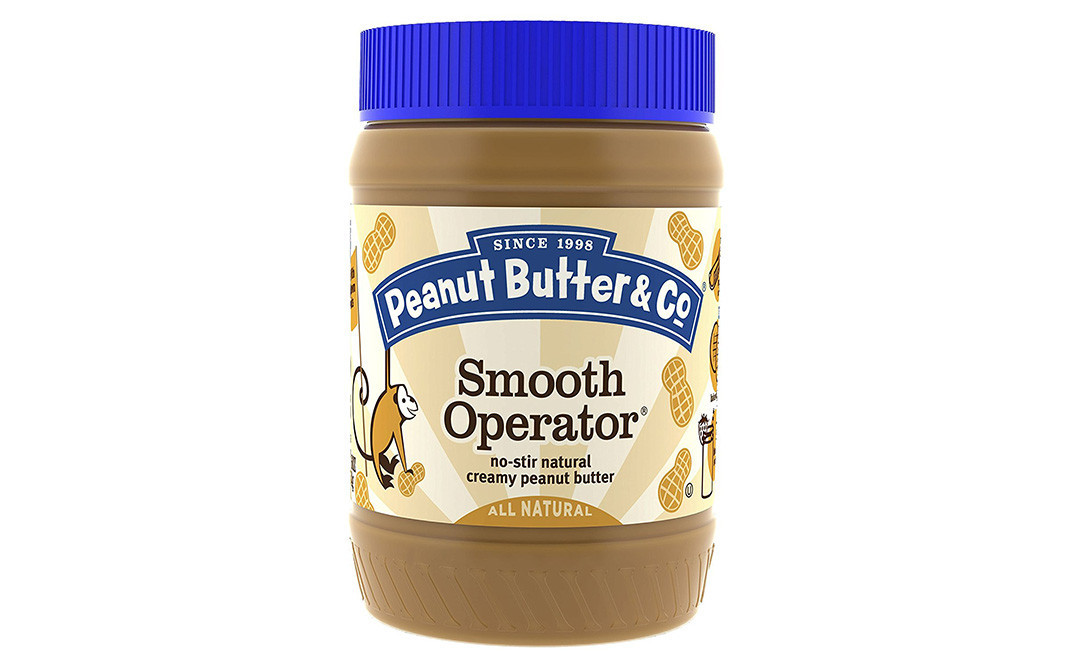 Peanut Butter & Co. Smooth Operator No-Stir Natural Creamy Peanut Butter   Plastic Jar  454 grams